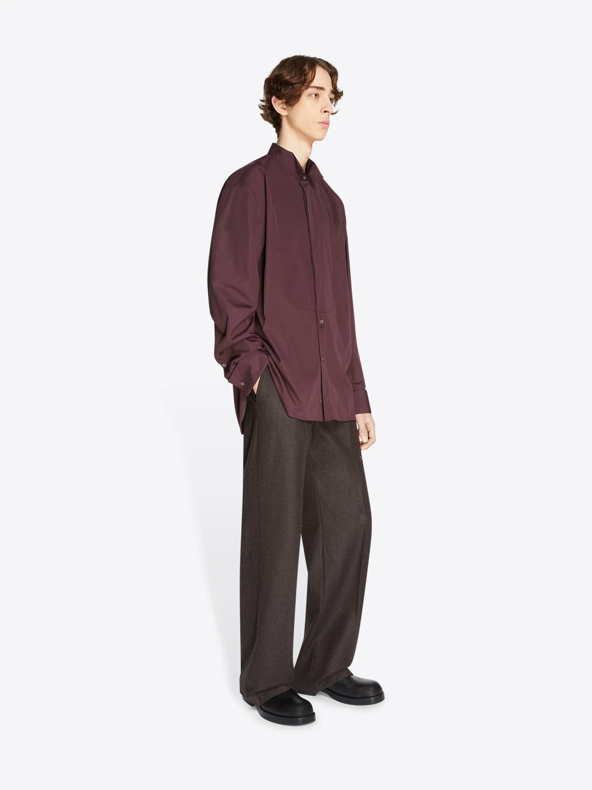 Oversized tuxedo shirt - Image 3