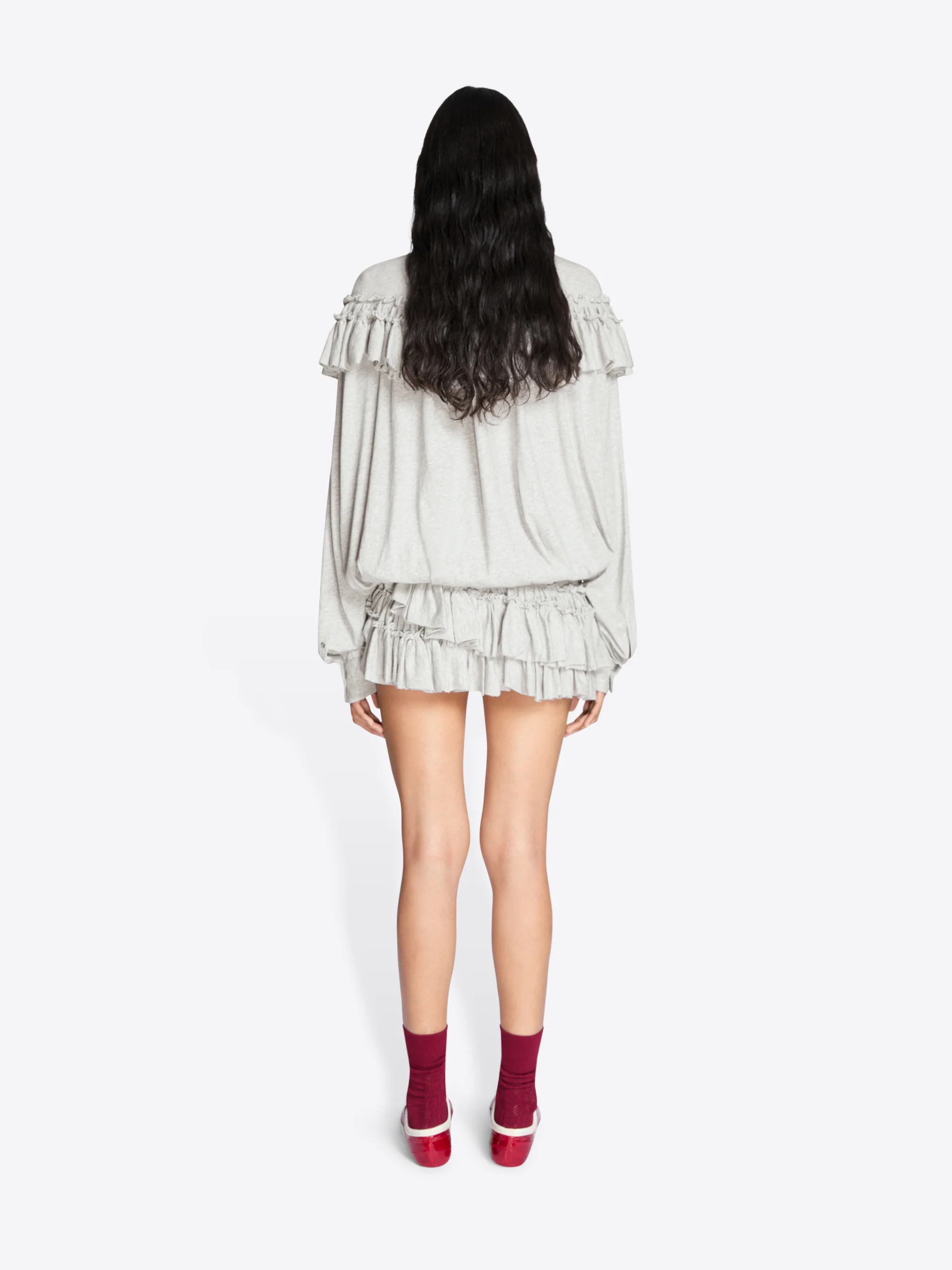 Ruffled micro shorts - Image 4