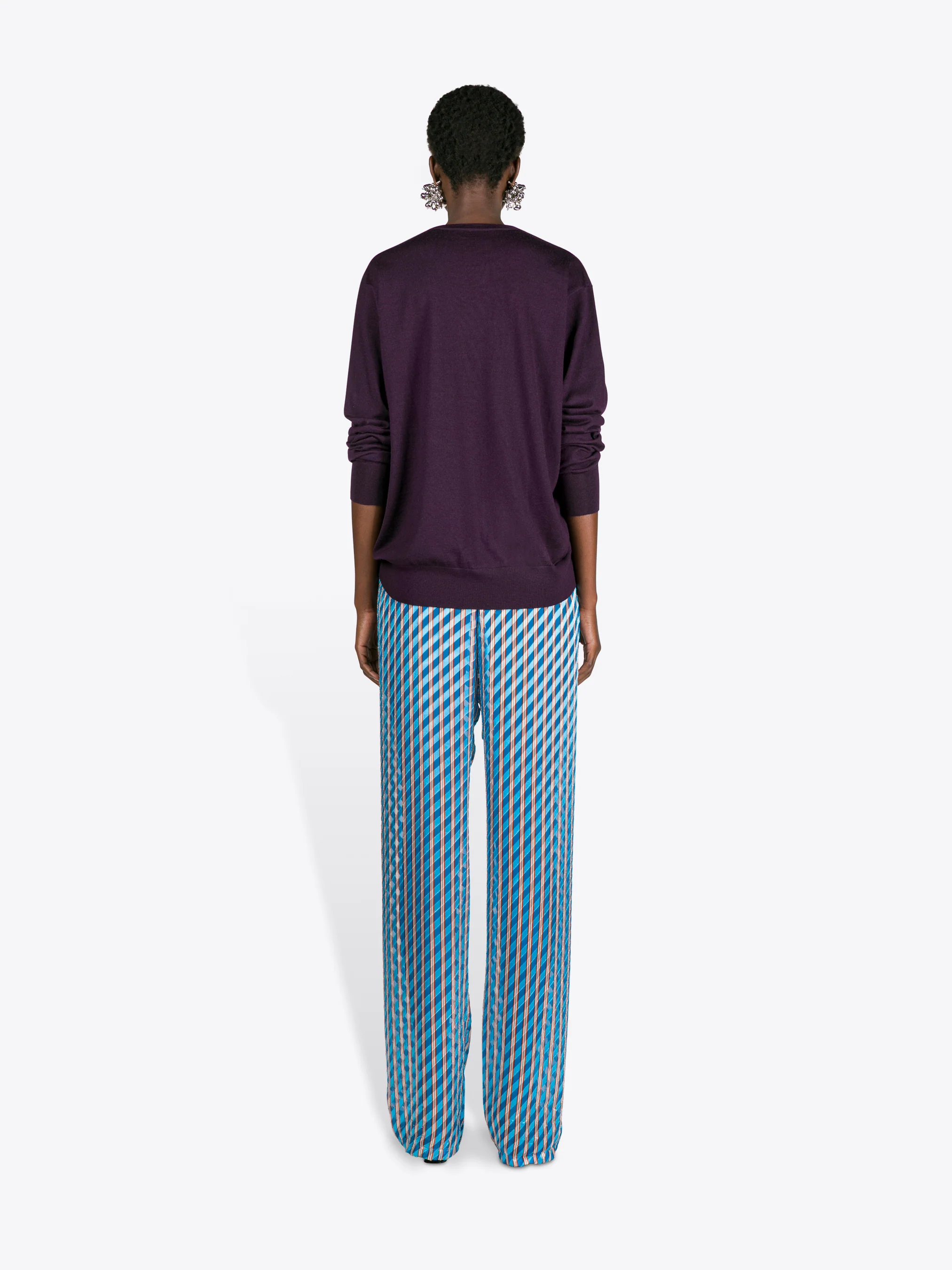 Devoré elasticated pants - Image 4