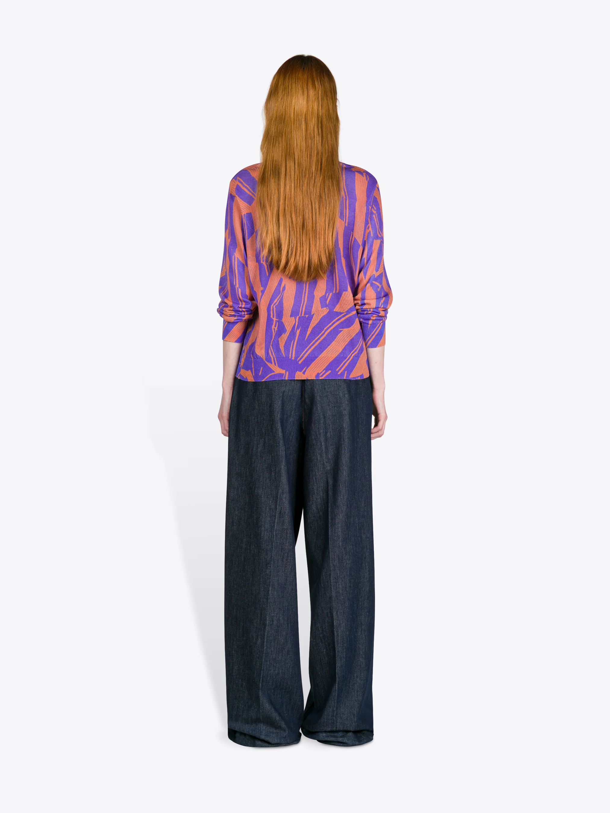 Belted denim pants - Image 4